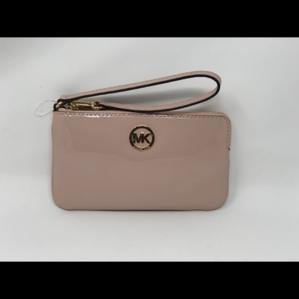 Michael kors Fulton large wristlet leather ballet